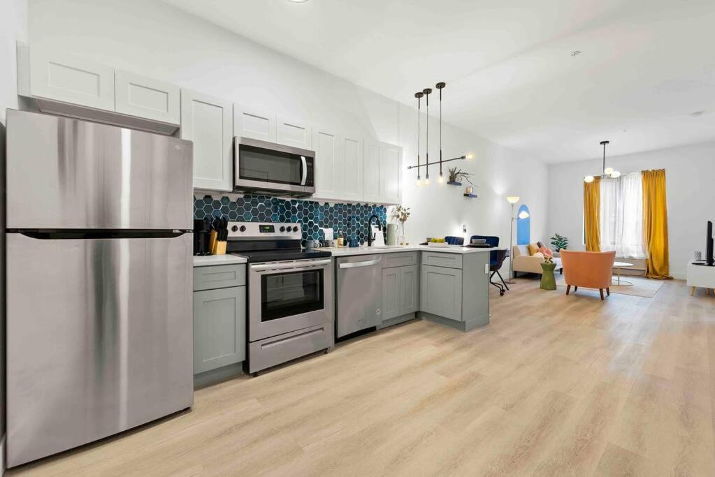 Contemporary Luxury Br, Ewr Airpt, Nyc, Free Pkng, Prudential Cntr, American Dream Mall Elizabeth Eksteriør bilde